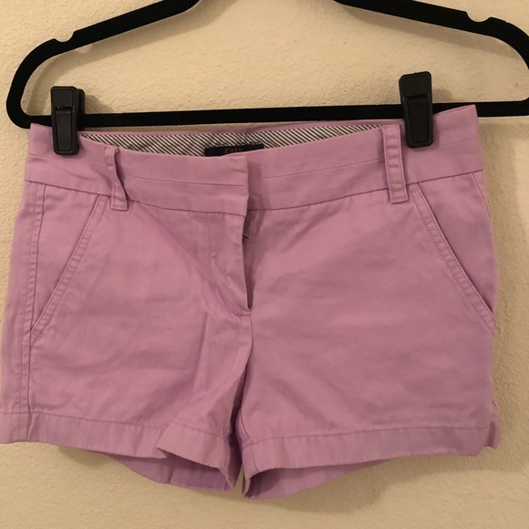 J. Crew Pants - J. Crew lavender shorts, 3”, 00